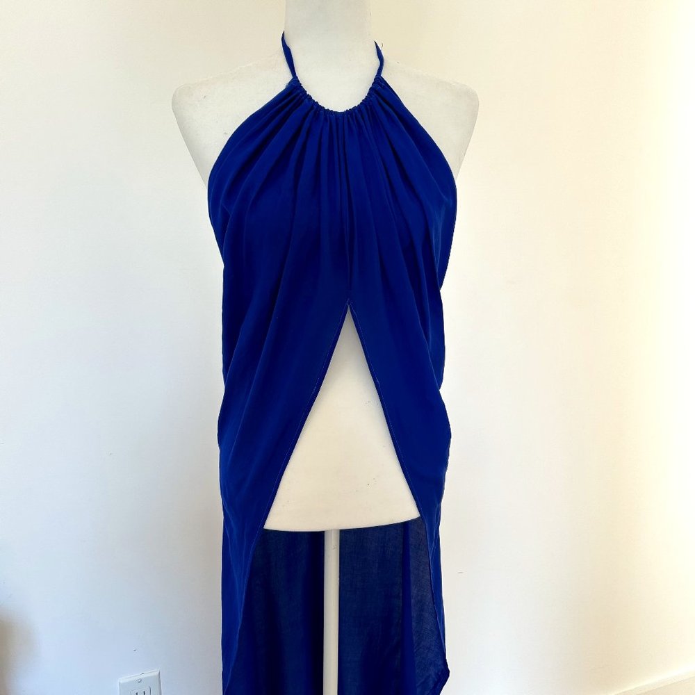 Blue long shirt